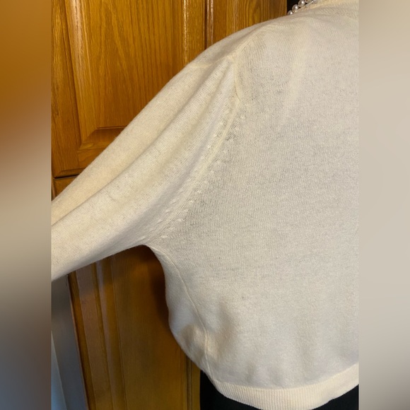 AUTHENTIC VINTAGE FULLY FASHIONED BEADED CARDIGAN PINUP ROCKABILLY SWEATER - Picture 13 of 15